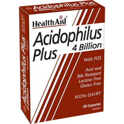 HEALTH AID Acidophilus Plus 30 Κάψουλες